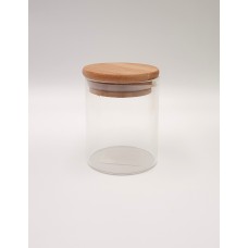 Glass Cylinder with Lid - Small
