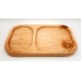 Wooden Tray - Medium with Compartment